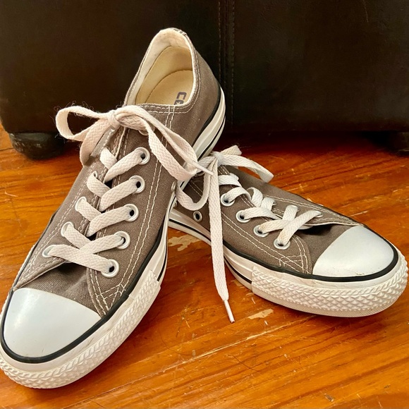 Converse Shoes - Converse Chuck Taylor All Star Sneakers Shoes Low Cut Men’s 5 Women’s 7 Gray